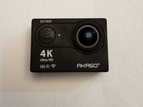 AKASO EK7000 Black Ultra HD, 4k 12MP WiFi action cam + accessories and  remote