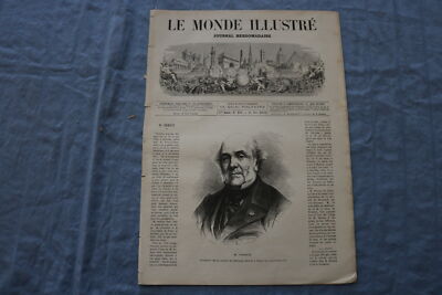 1873 NOVEMBER 15 LE MONDE ILLUSTRE MAGAZINE - M. DEMETZ - FRENCH - NP 8450