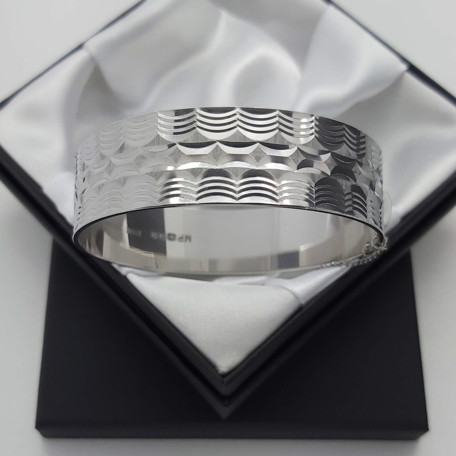 1979 Vintage Solid 925 Silver Engine Turned Geome… - image 5