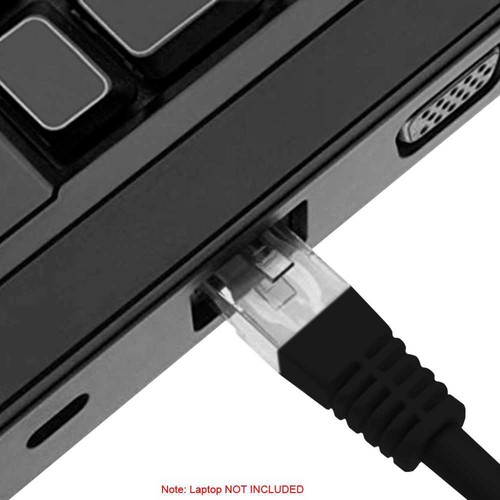 Nanocable Cable RJ45 Cordon Reseau pour Router Switch PC 10.20.0402-BK 2m Cat.6 - Photo 6/6