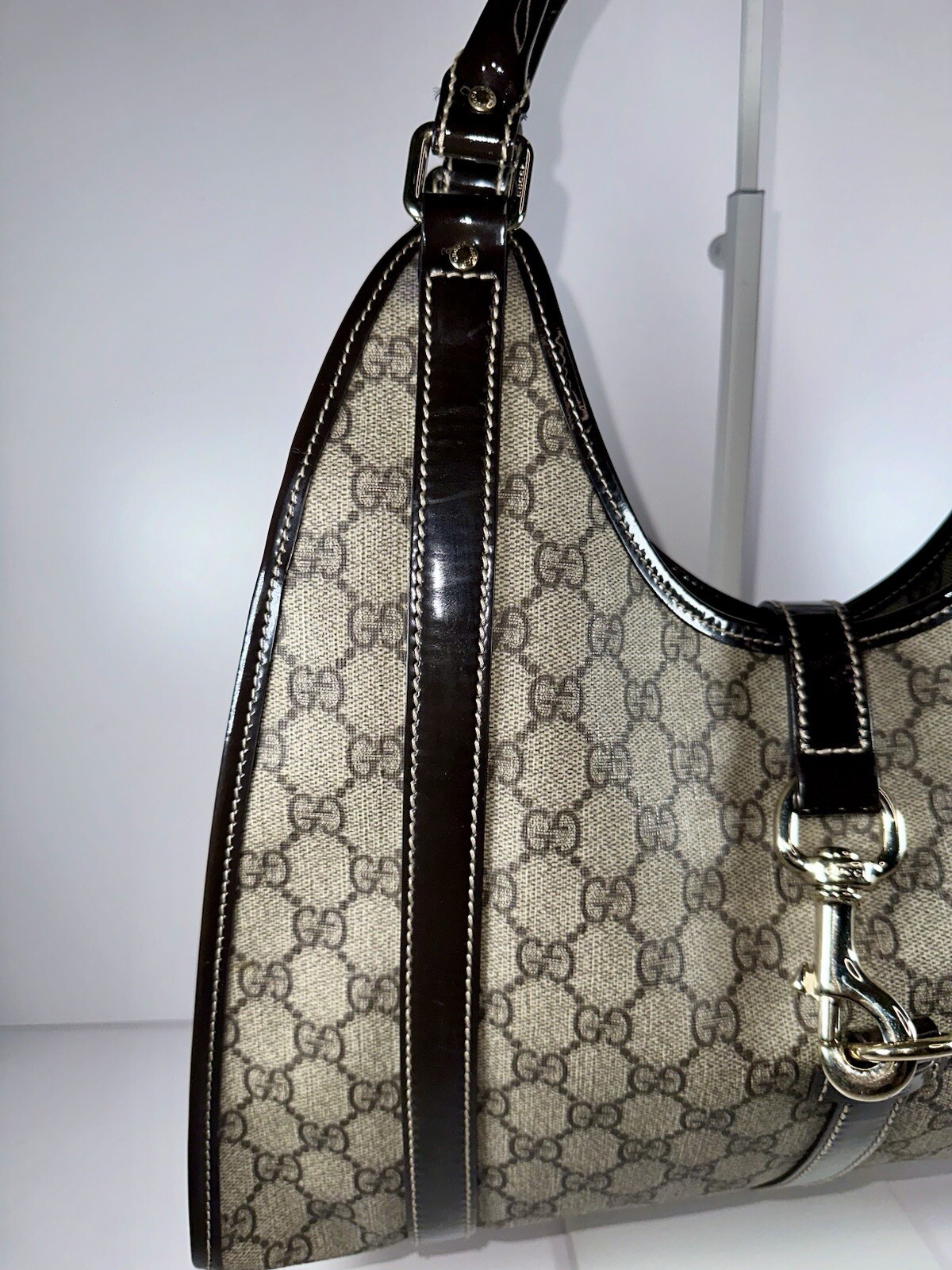 Authentic GG Plus Monogram Medium Joy Shoulder Bag - image 3