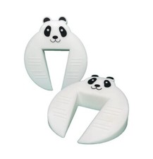 Door Pinch Guard, Door Slam Stopper - Cute Silicone Panda Design, Durable