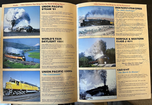 Vintage Train Railroad LOT Brochures Flyers Catalog Advertising Steam Engine - Picture 3 of 24