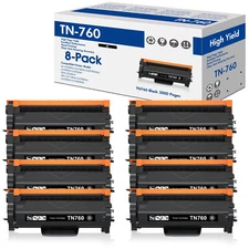 TN760 Toner Cartridges For Brother TN730 DCP-L2550DW HL-L2390DW HL-L2395DW Lot