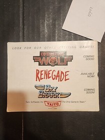 Bubble Bobble - Nes Manual Only