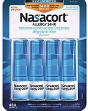 Nasacort Allergy 24-Hour Spray Allergy 120 X 4 480 exp 2027