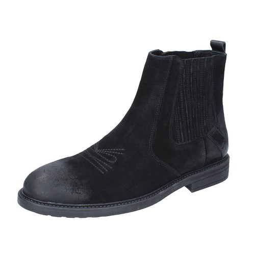 Scarpe uomo TRUSSARDI JEANS 42 EU stivaletti nero camoscio BG93-42 | eBay