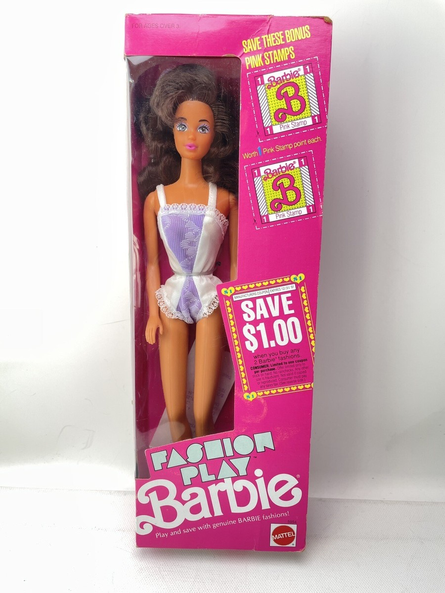 Barbie Doll Fashion Play Hispanic With Lavender Eyes 1990 Mattel