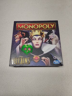 Monopoly Disney Villains Edition Board Game Play as a Classic Disney Villain