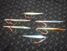 6 BLACK DOG VERTICAL FAST SPEED JIGS SHIMANO FLAT-FALL 150g Fishing Flat Fall