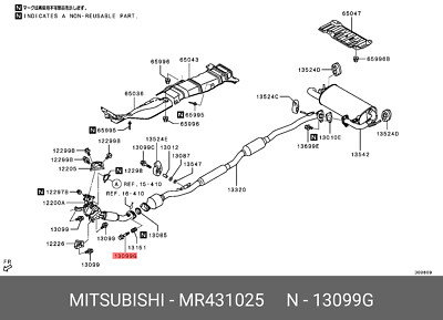 Genuine OE Bolt Metal MR431025 For Mitsubishi MR43-1025