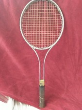 vintage Wilson metal tennis racquet