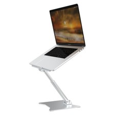 For MacBook HP Dell 11-17in Laptop Stand Smart Phone Portable Adjustable Silver