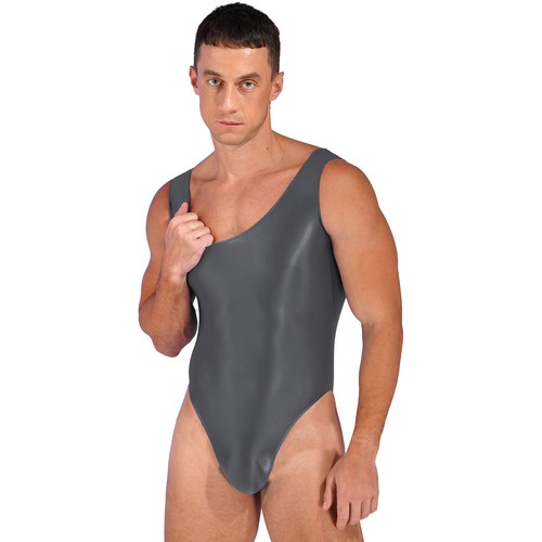Body de leotardo Mankini de una pieza sin mangas para hombre ropa interior individual de lucha libre - Imagen 71 de 111