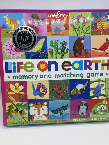 eeBoo: Life on Earth, Memory & Matching Game - Learning Game - Brand New - Picture 6 of 18