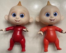 Disney Pixar Incredibles Baby Jack Jack Dolls Figures 5 Tall Pre-owned