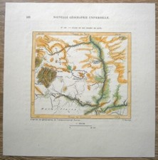 1892 Mapa Perron POLA OCATE & LAVA, HRABSTWO MORA, NOWY MEKSYK, #136