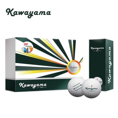 Kawayama GOLF (Good Shot Series) 2-Layer Balls (2 Dozen, 24 Balls) Long distance