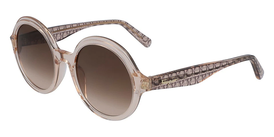 NUEVO Salvatore Ferragamo SF978S 602 Cristal Rosa Gafas de sol con lentes marrones Foto 2 de 4