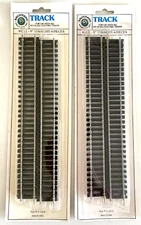 2X NOS Bachman Tracks 44112 HO Scale 9" Straight Track 4 pcs ea. pkg Total 8 Pcs