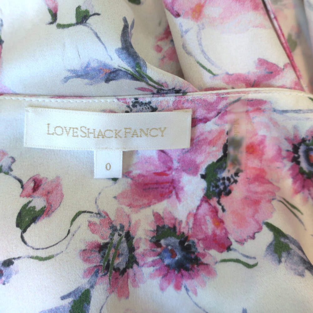 LoveShackFancy Delaney Button-Front Maxi Dress Cr… - image 9