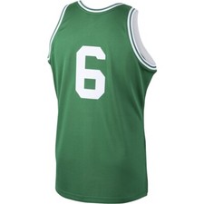Mitchell Ness Boston Celtics 1962-63 Bill Russell Authentic Green & White Jersey