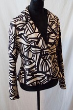Vtg Carole Little Peplum Jacket Sz M Career