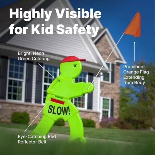 Step 2 864899 32 Kid Alert SLOW Children At Play Visual Warning Signal Sign - Picture 2 of 2