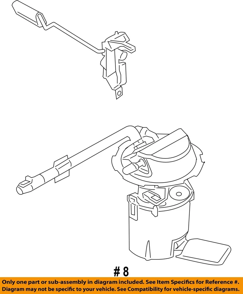 Used Fuel Pump fits: 2009 Ford Focus Pump Assembly Grade A - Image 4 of 4