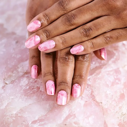 RETIRED: Blushing Rose Quartz Color Street Dry Nail Polish Designer Strips - Picture 5 of 5