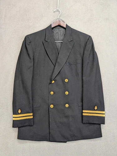 VTG US Navy Dress Jacket Officer's 40s WW2 Korea Uniform Lieutenant Medical Corp
