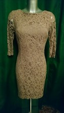 Roman Nude Lace Dress Size Uk10
