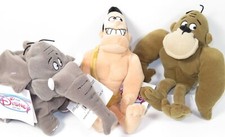 Lot of 3 GEORGE OF THE JUNGLE Shep, Ape, George Disney Store Plush, Bean - NWT