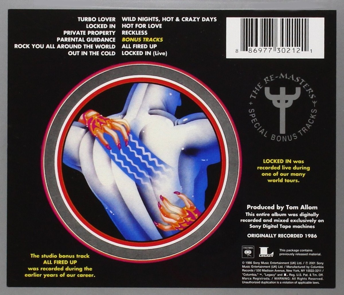 Judas Priest - Turbo (Bonus Tracks) Remastered CD - NEW & SEALED