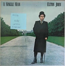 Elton John A Single Man Vinyl Record LP VG/VG TRAIN1 1978