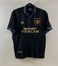 Manchester United Away Football Shirt 1993/95 Adults Large Umbro A921
