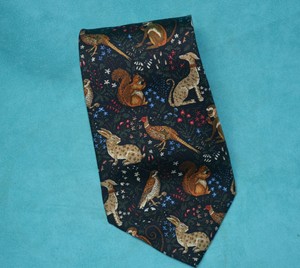 Animals-Silk-Mens-Novelty-Neck-Tie-by-Paul-Fredrick