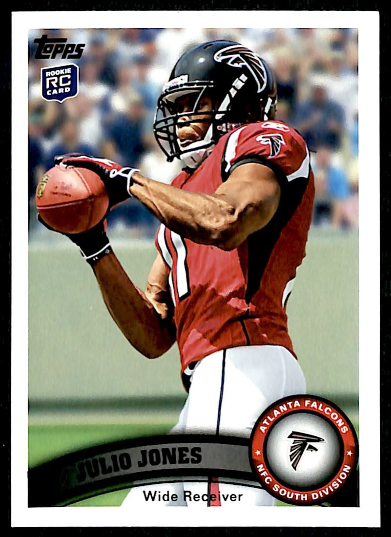 2011 Topps Julio Jones Rookie Atlanta Falcons #350