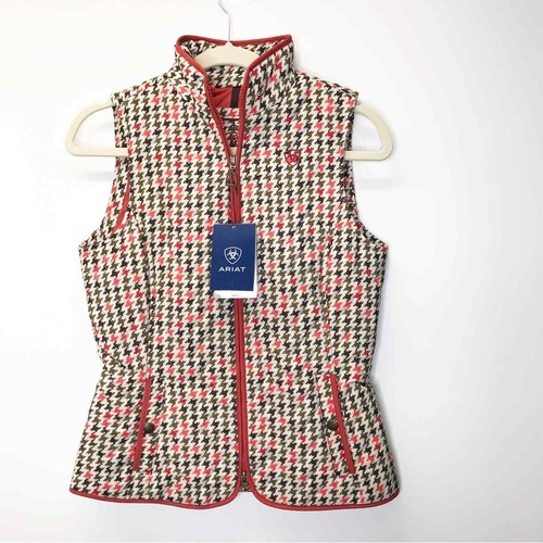 Ariat Ashley Insulted Houndstooth Equestrian Vest XS - Picture 8 of 10