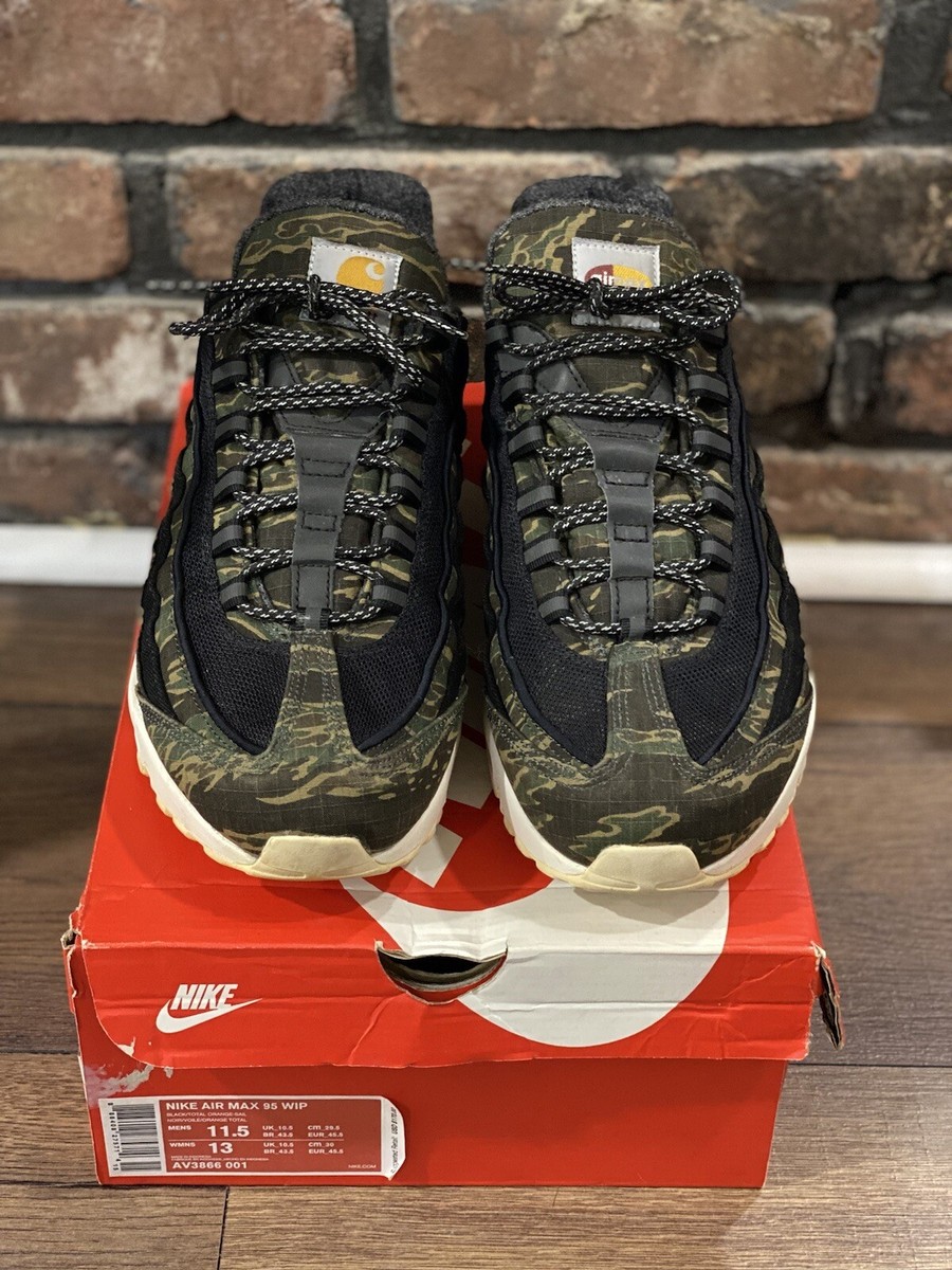 Size Nike Carhartt WIP x Air Max 95 Camo 888408275714|