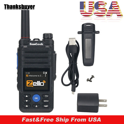 HamGeek HG-369 POC Radio Walkie Talkie Wifi Bluetooth 2G/3G/4G Network #USA