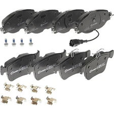 PASTIGLIE FRENO ANTERIORE+POSTERIORE BREMBO VW GOLF VII 1.6 TDi dal 2012