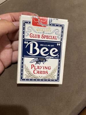''BEE'' Casino Quality Diamond Back Club Special PLAYING CARDS