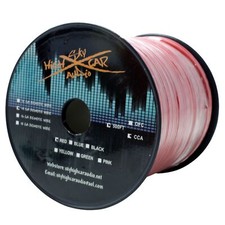 Sky High Car Audio 14 GA CCA Primary/Remote Wire Red Lot Cut By The Foot