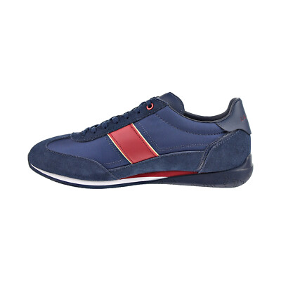 Lacoste Angular 222 2 CMA Textile Men's Shoes Navy-Red 744CMA0013