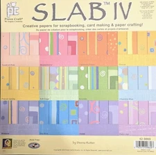 Provo Craft Slab IV 12x12 Scrapbook Paper Scrapbook 60 sheets (Free Shipping)