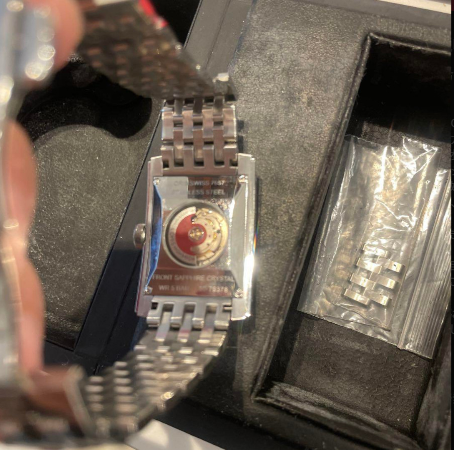 ORIS Rectangular Men's Watche Automatic Stainless… - image 5