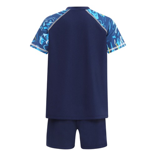 Boys Swimsuits Beach Swimwear Mock Neck Bathing Suits Water Costume Quickly-dry - Picture 7 of 28