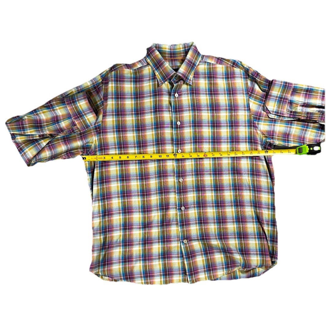 Robert Talbott Classic Button 100% Cotton Size La… - image 23