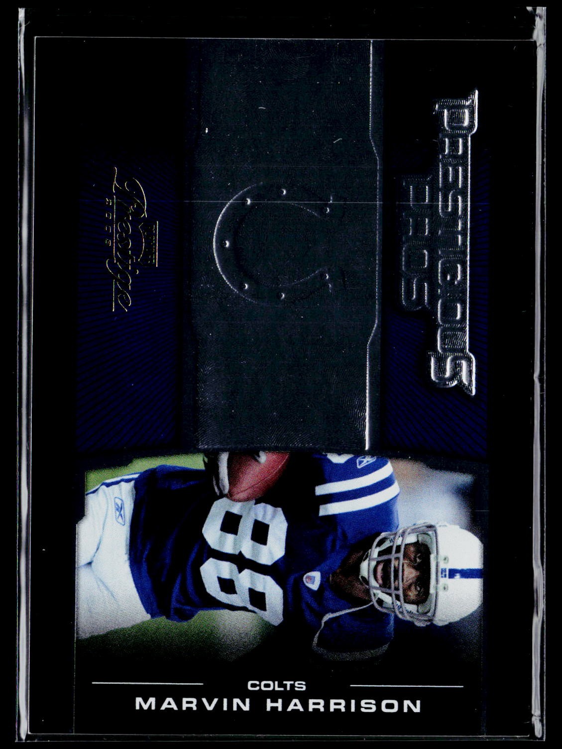 2008 Playoff Prestige #PPR-26 Marvin Harrison Prestigious Pros Blue #/1000